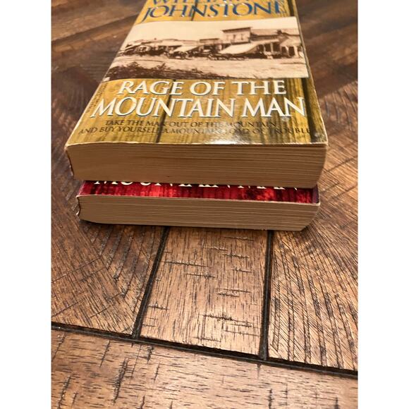 William W. Johnstone Lot of 2-Rage of Mountainman and Destiny of Mountainman VTG - Picture 3 of 9